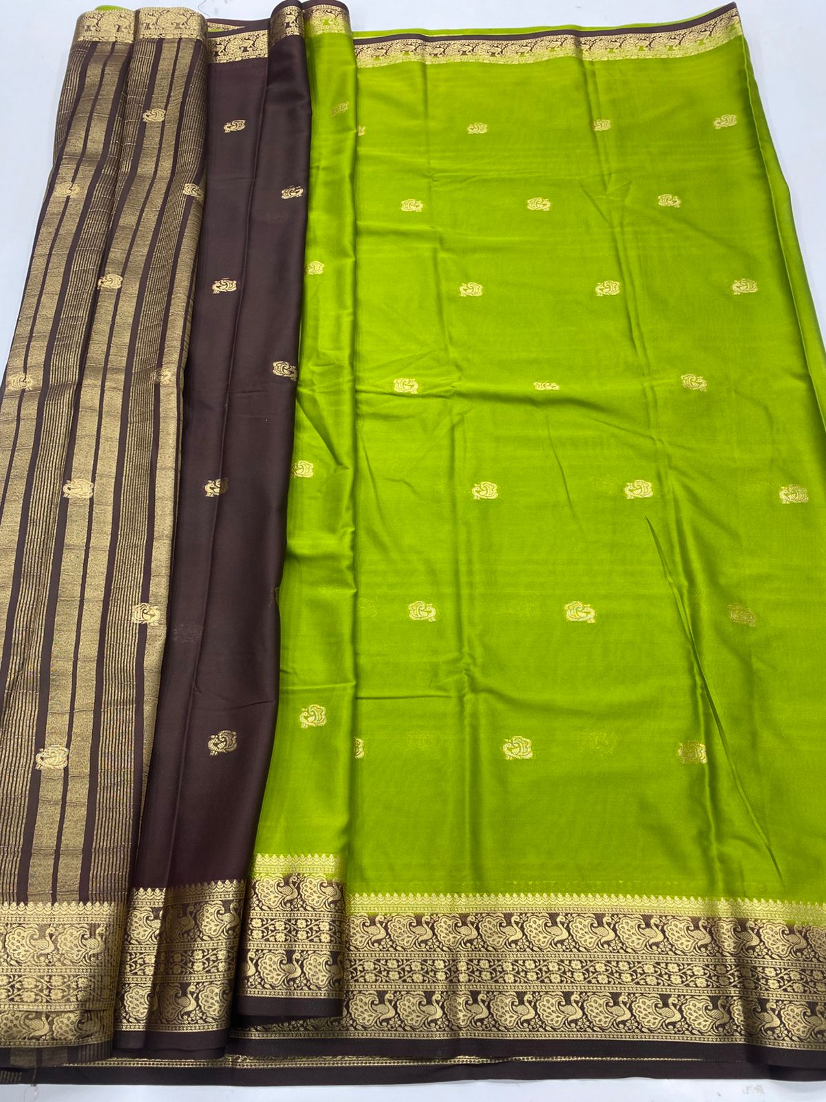 Mysore Crepe Butta Saree(3265)