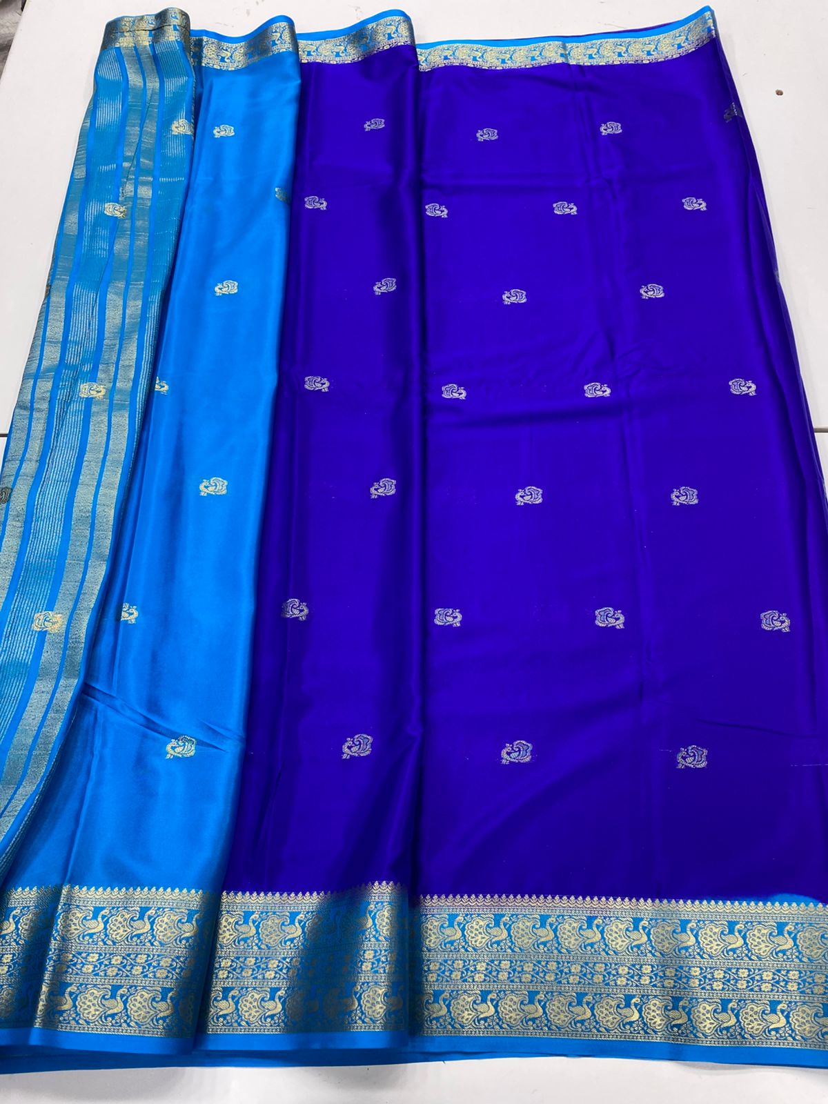 Mysore Crepe Butta Saree(3265)