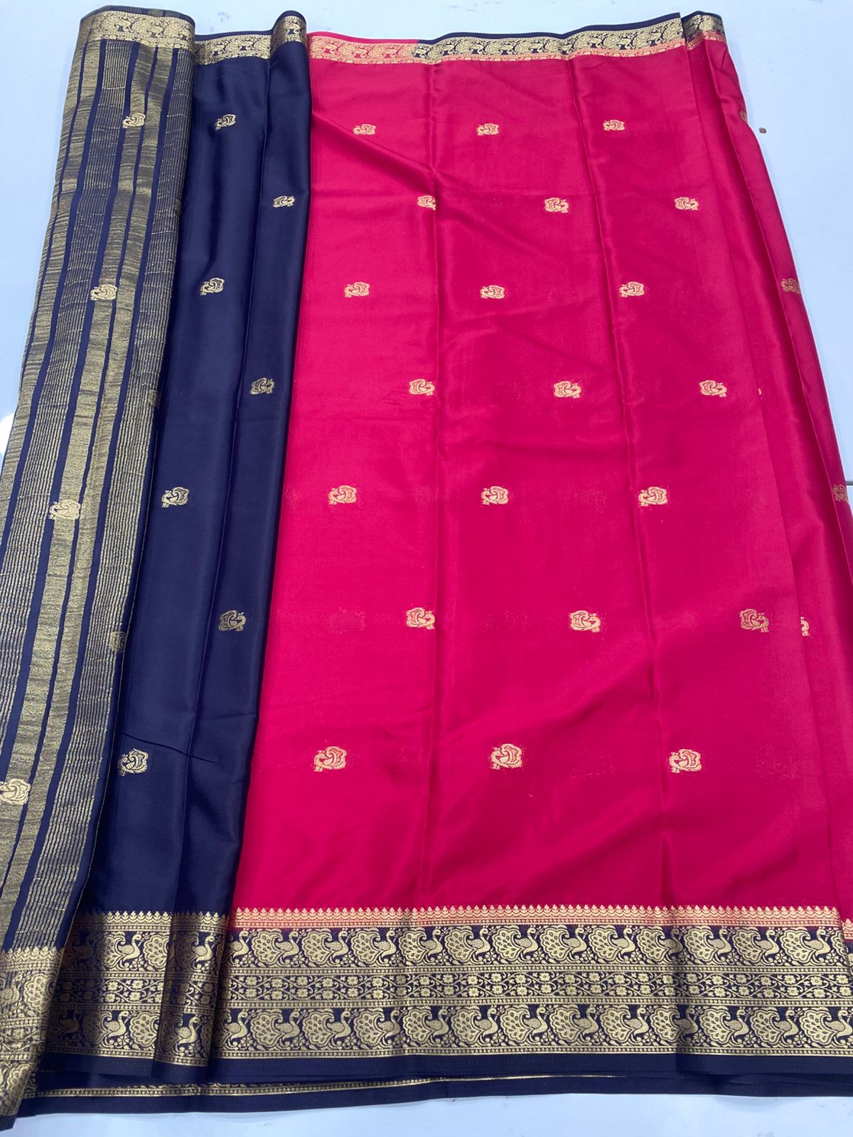 Mysore Crepe Butta Saree(3265)