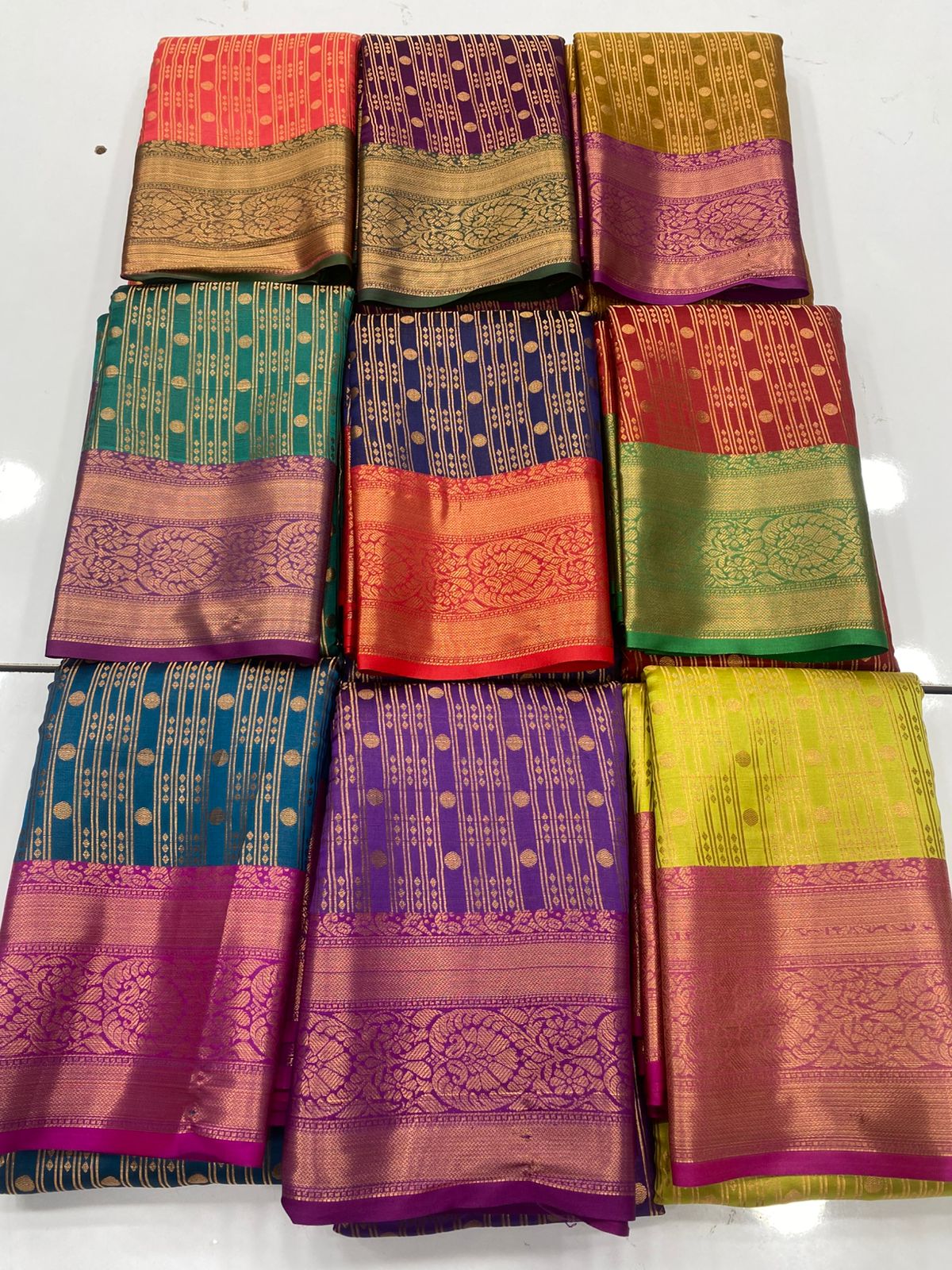 Semi Silk Broket Saree(3252C)