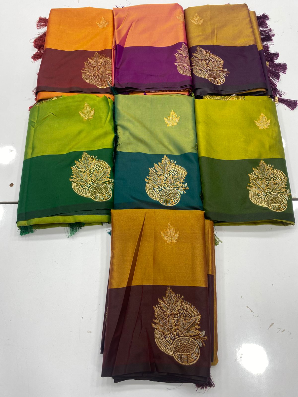 Semi Silk Butta Saree(3257)