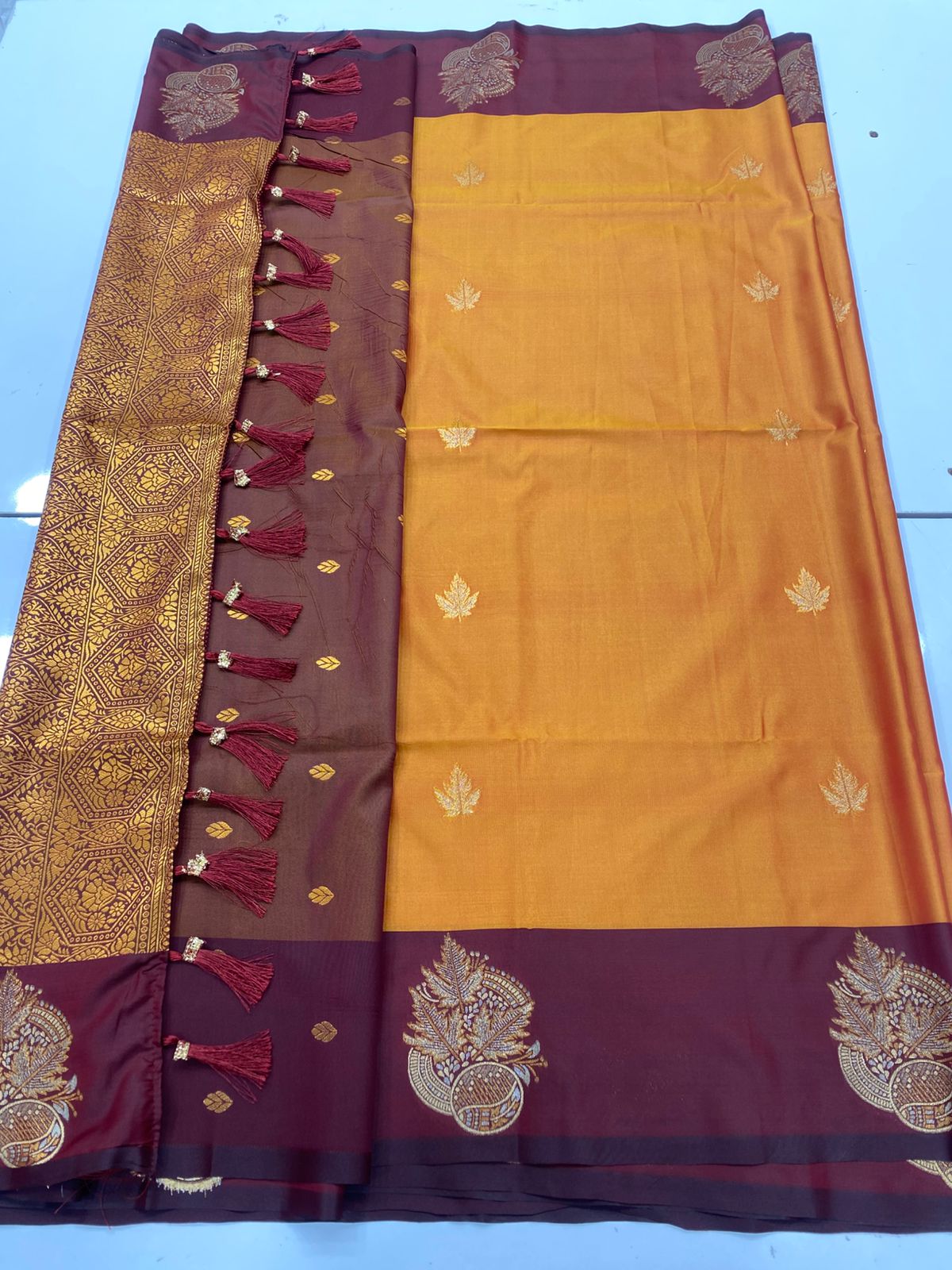 Semi Silk Butta Saree(3257)