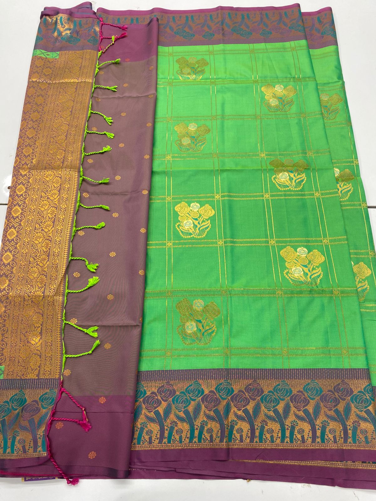 Semi Silk Butta Saree(3256)