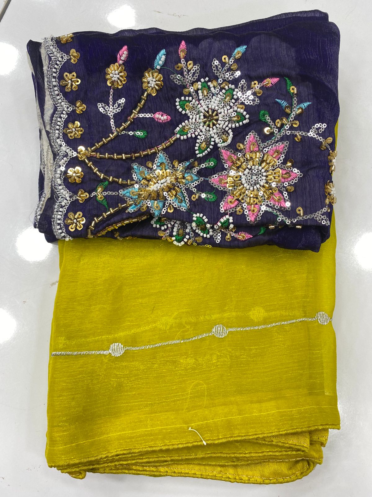 Fancy Space Silk Saree(3274)