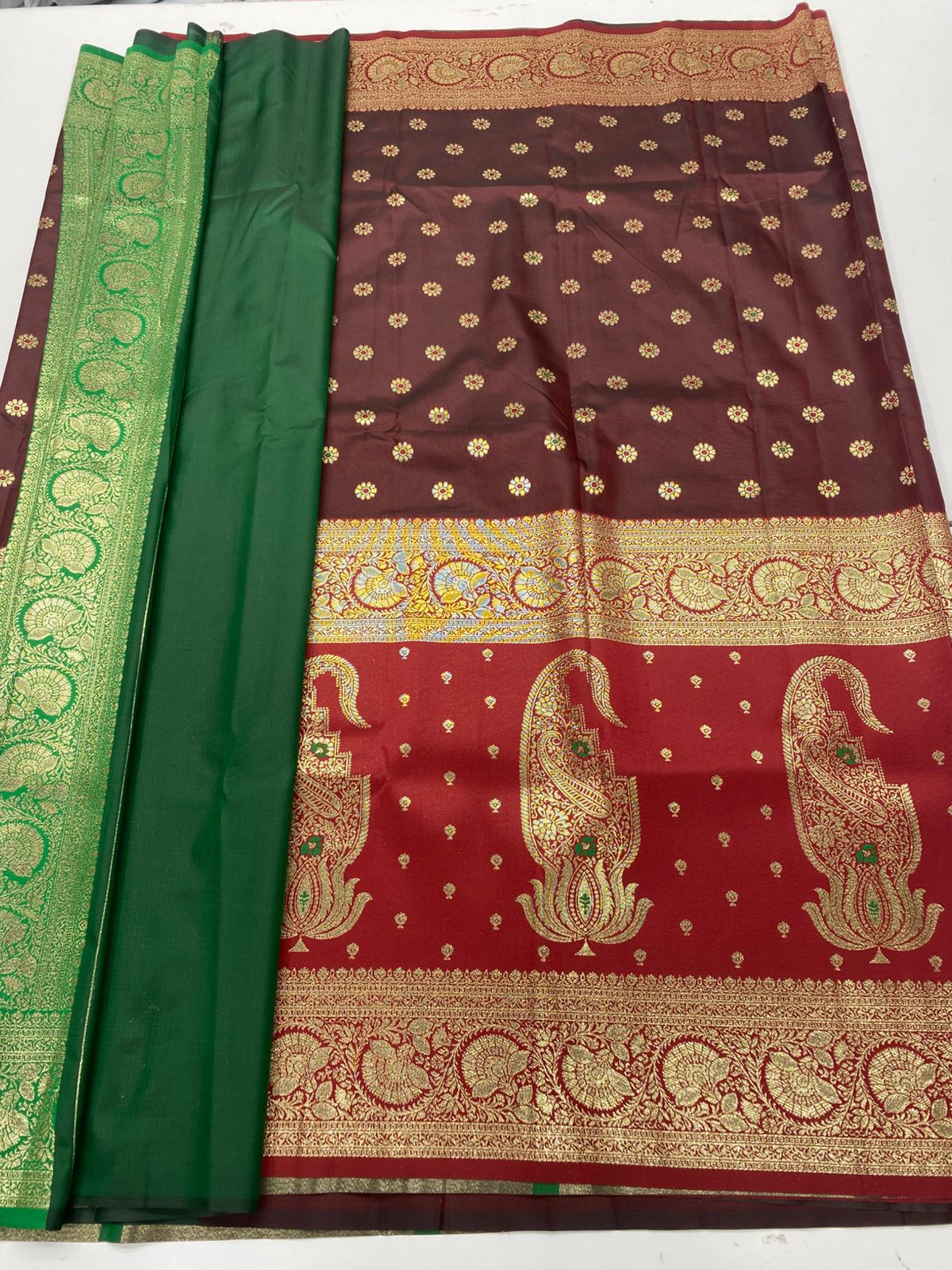 Semi Silk Butta Saree(3258B)