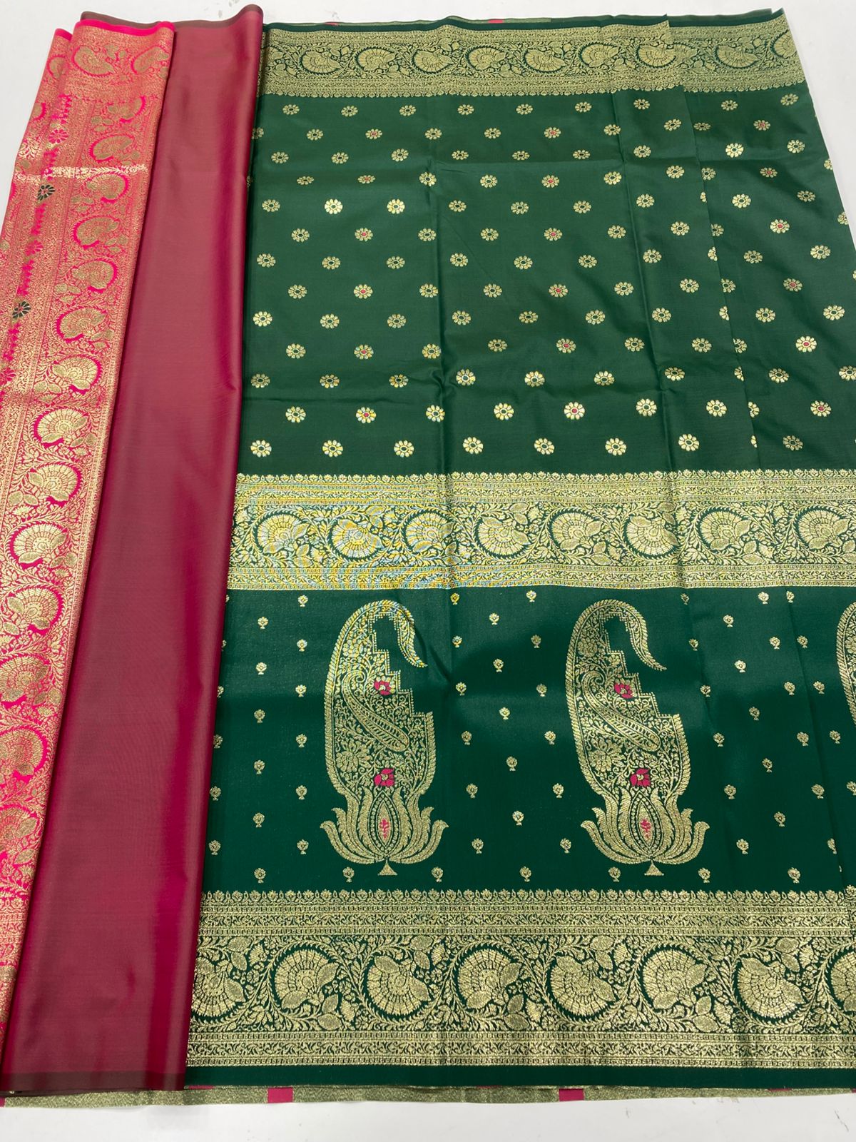 Semi Silk Butta Saree(3258B)