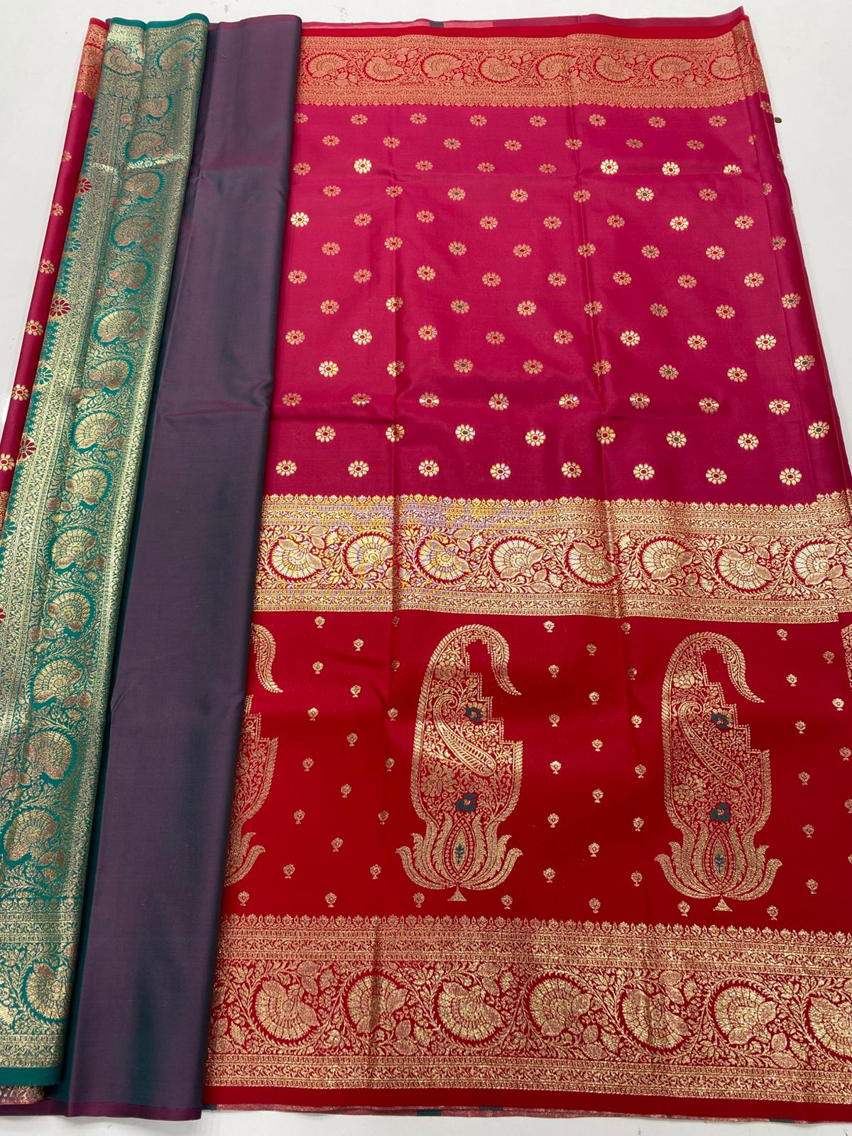 Semi Silk Butta Saree(3258B)