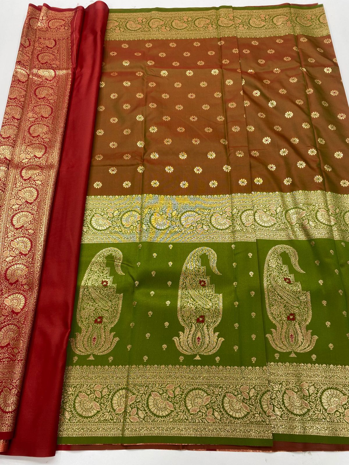 Semi Silk Butta Saree(3258B)