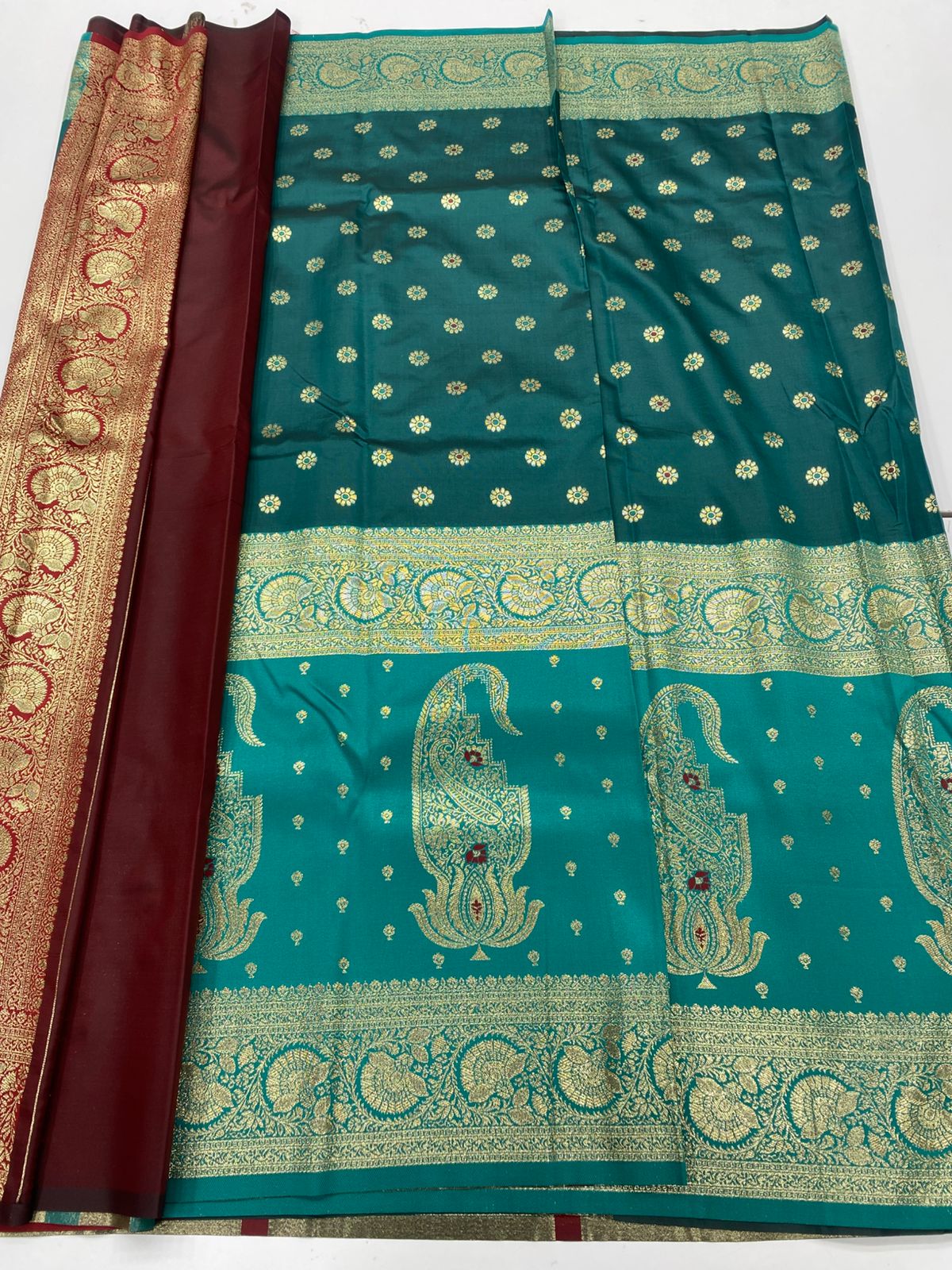 Semi Silk Butta Saree(3258B)