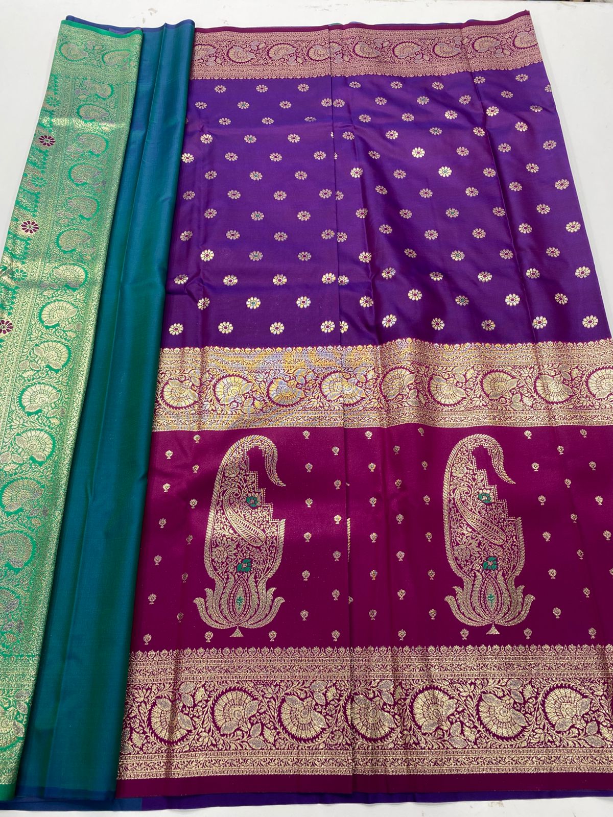 Semi Silk Butta Saree(3258B)