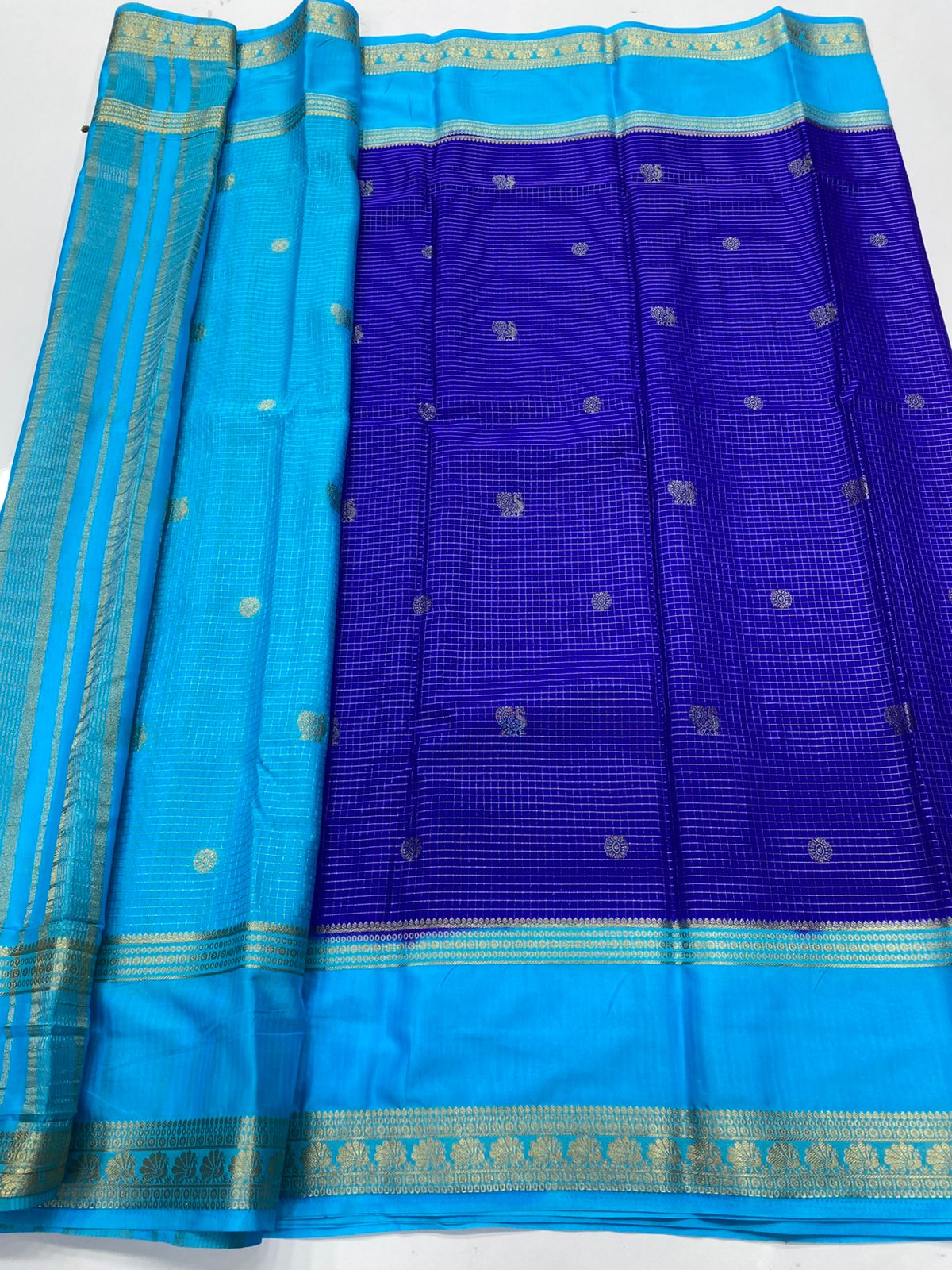 Mysore Crepe Butta Saree(3269B)