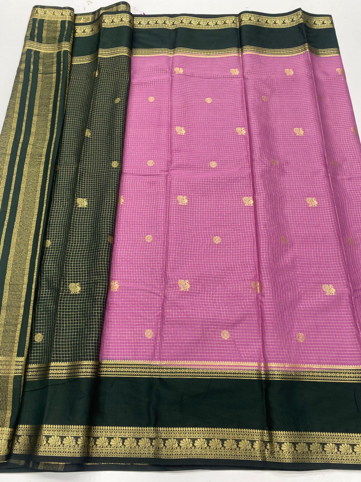 Mysore Crepe Butta Saree(3269B)