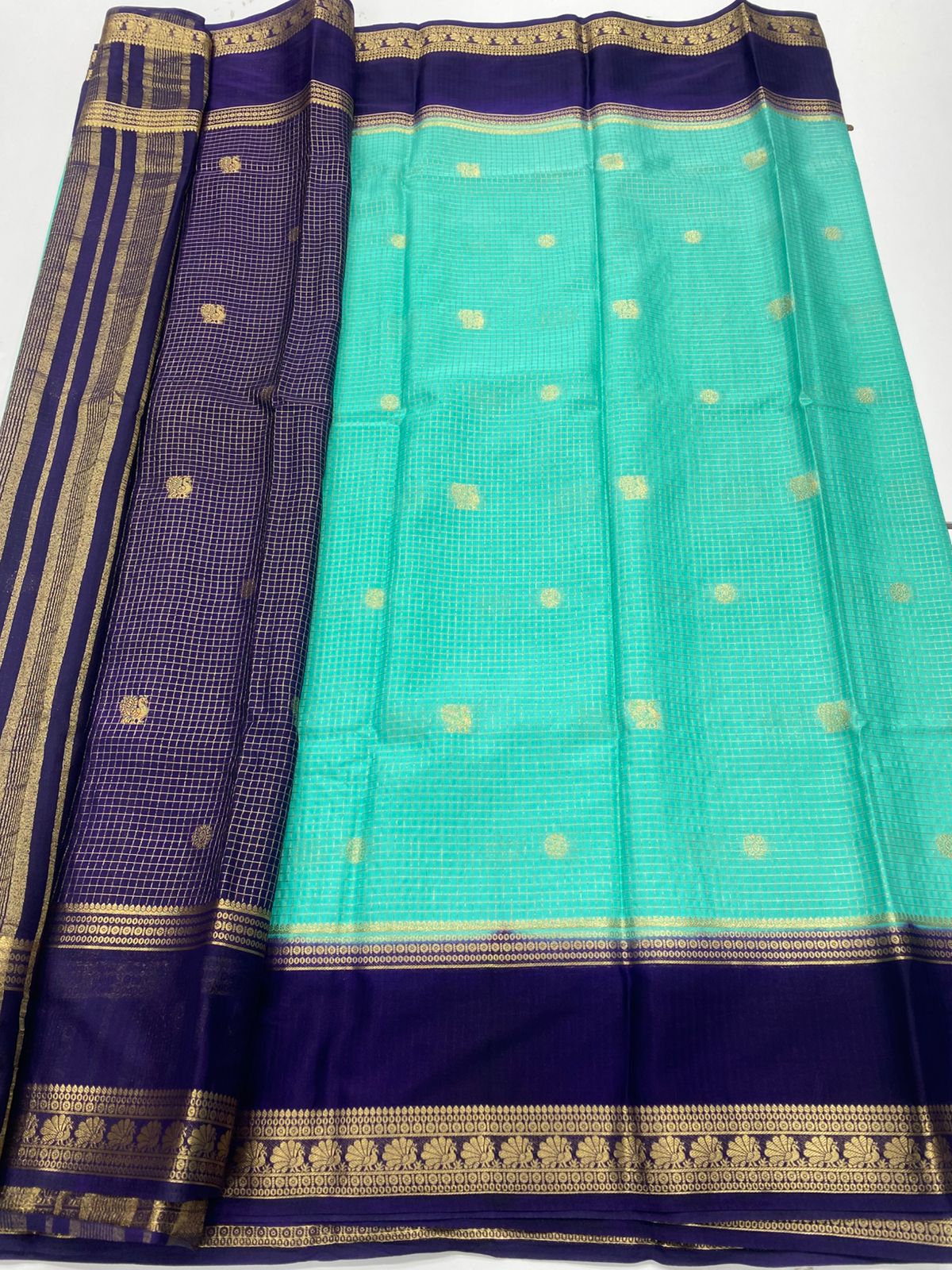 Mysore Crepe Butta Saree(3269B)