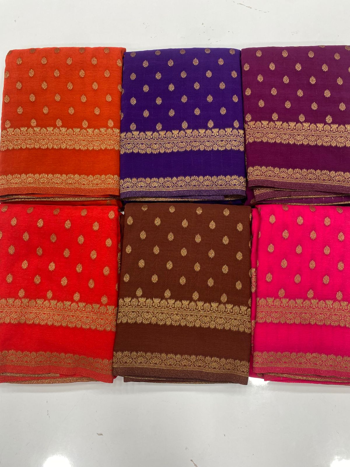 Khaddi Georgette 1000 Butta Saree(3312A)
