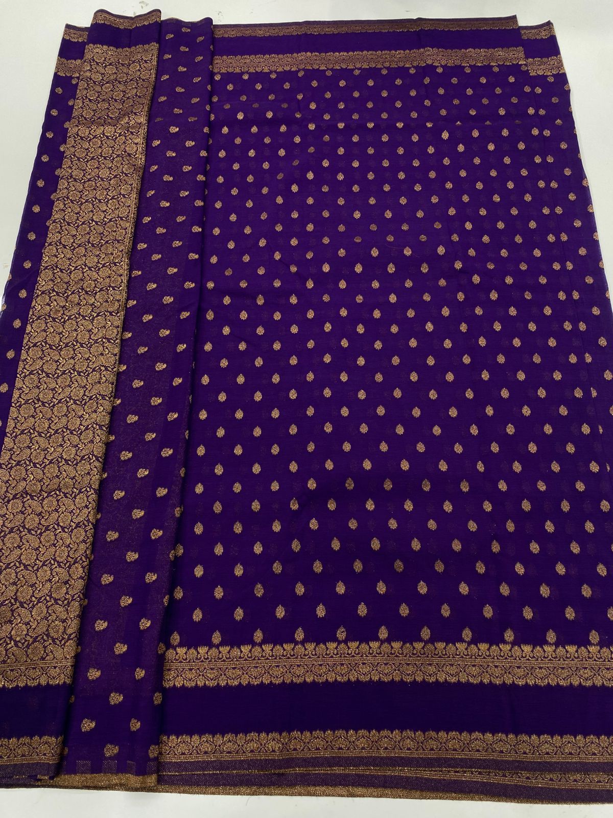 Khaddi Georgette 1000 Butta Saree(3312A)