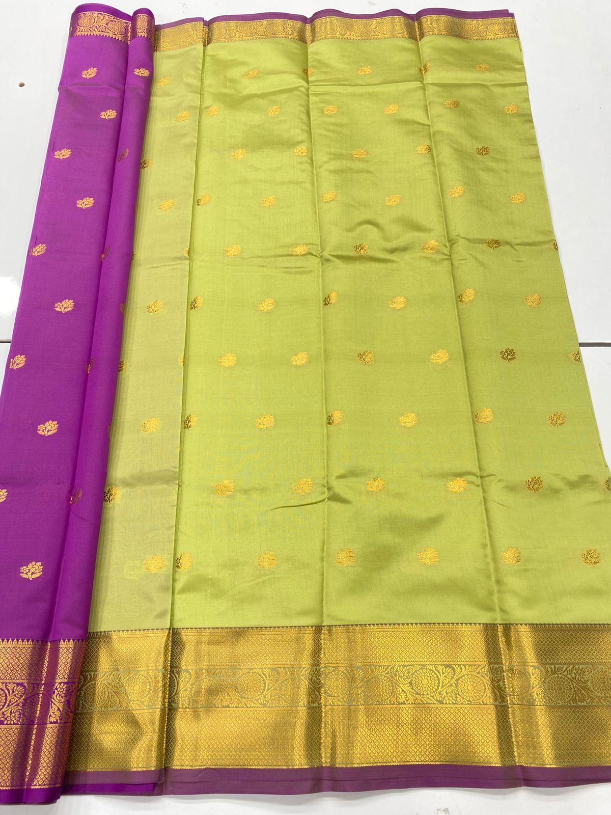 Semi Silk Butta Saree(3190D)