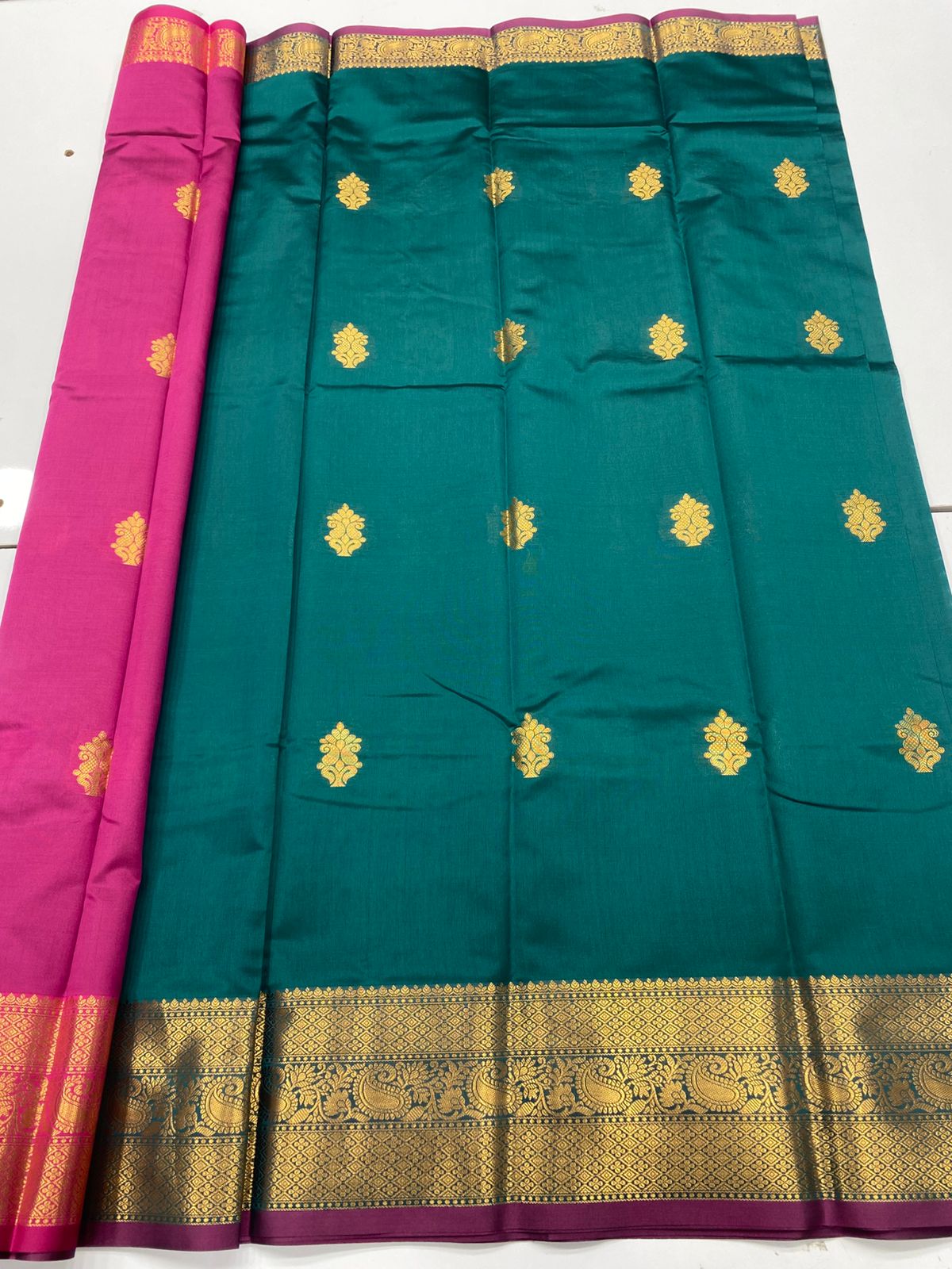 Semi Silk Butta Saree(3190D)
