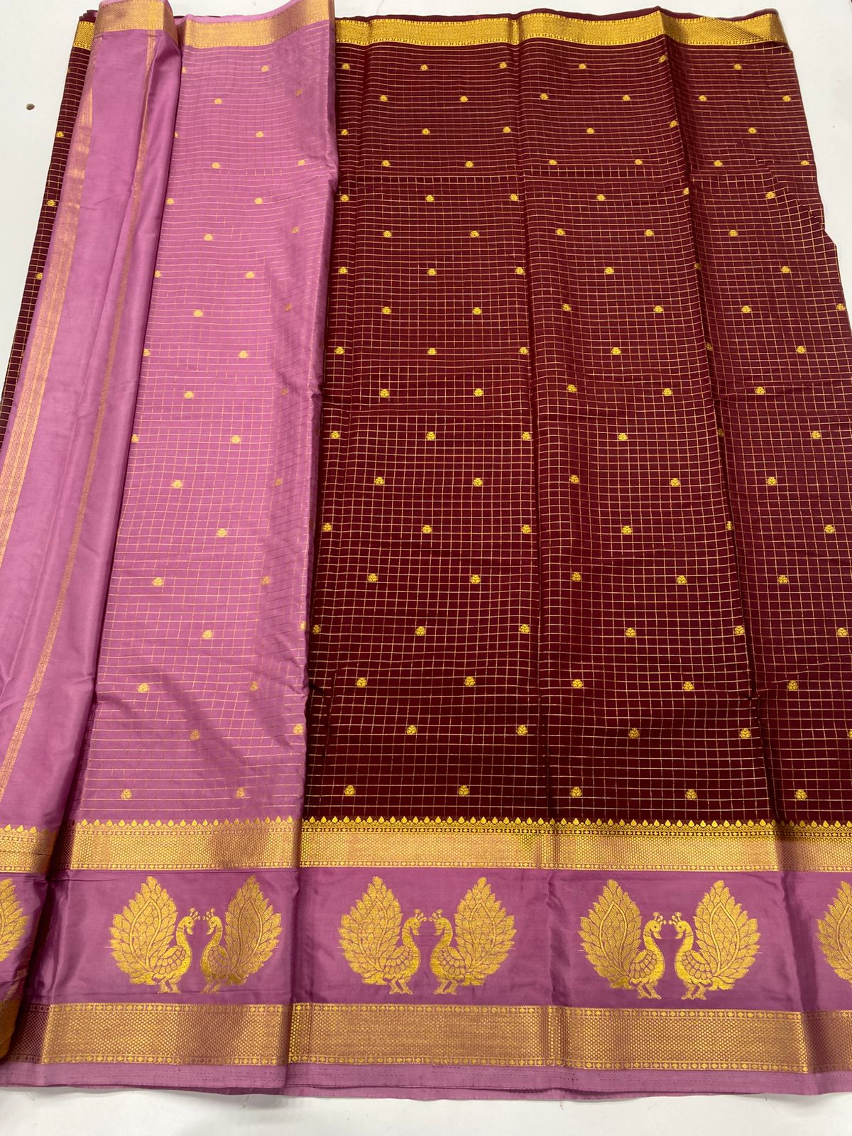 Mysore Crepe Butta Saree(3269D)