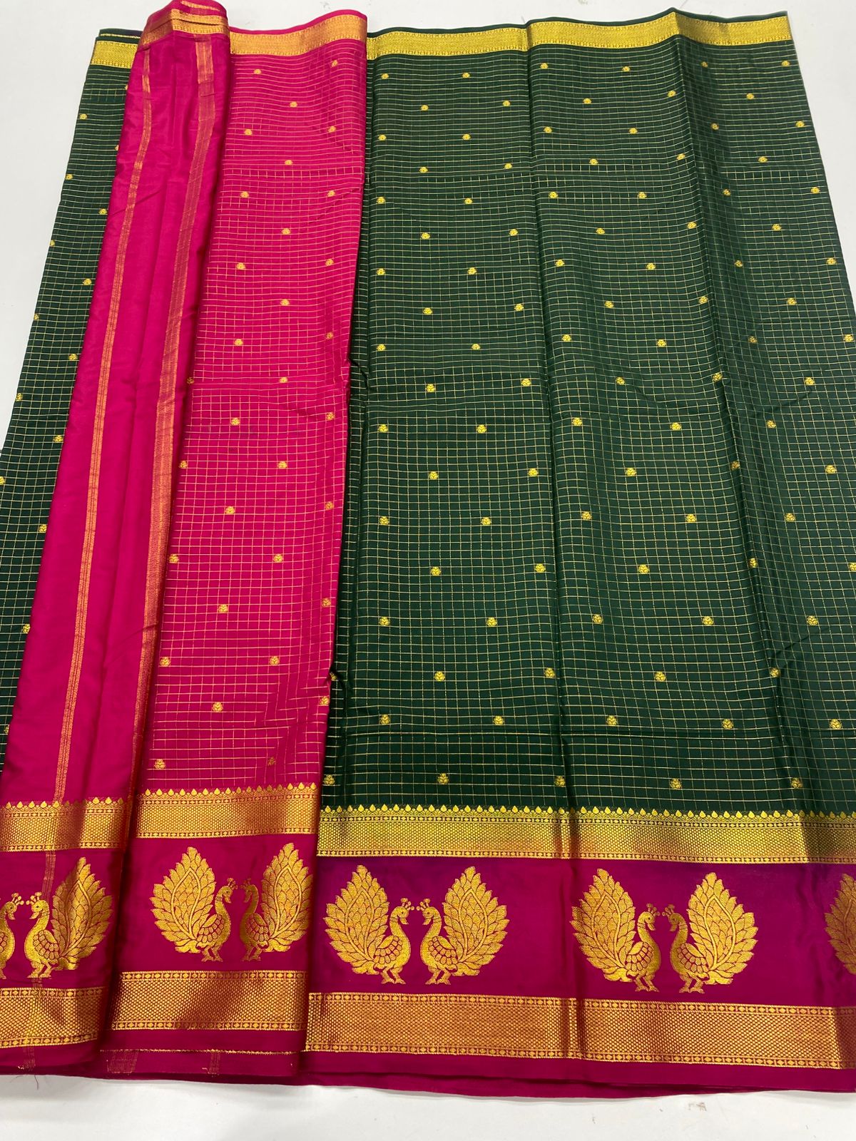 Mysore Crepe Butta Saree(3269D)