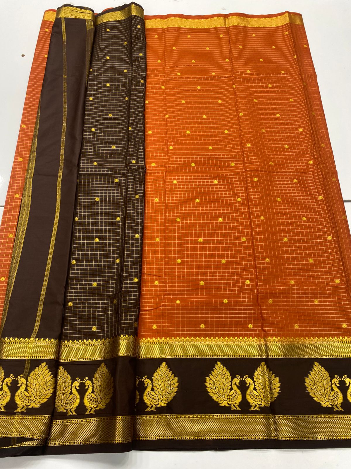 Mysore Crepe Butta Saree(3269D)