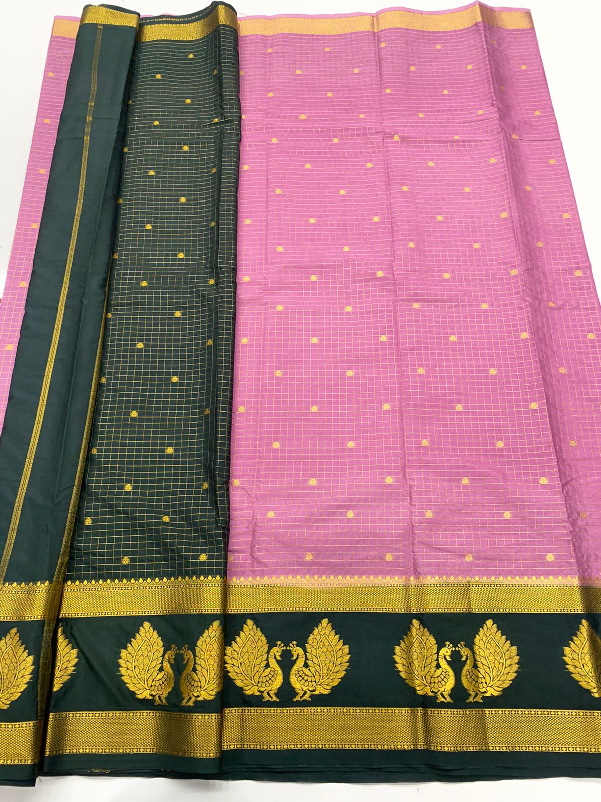 Mysore Crepe Butta Saree(3269D)