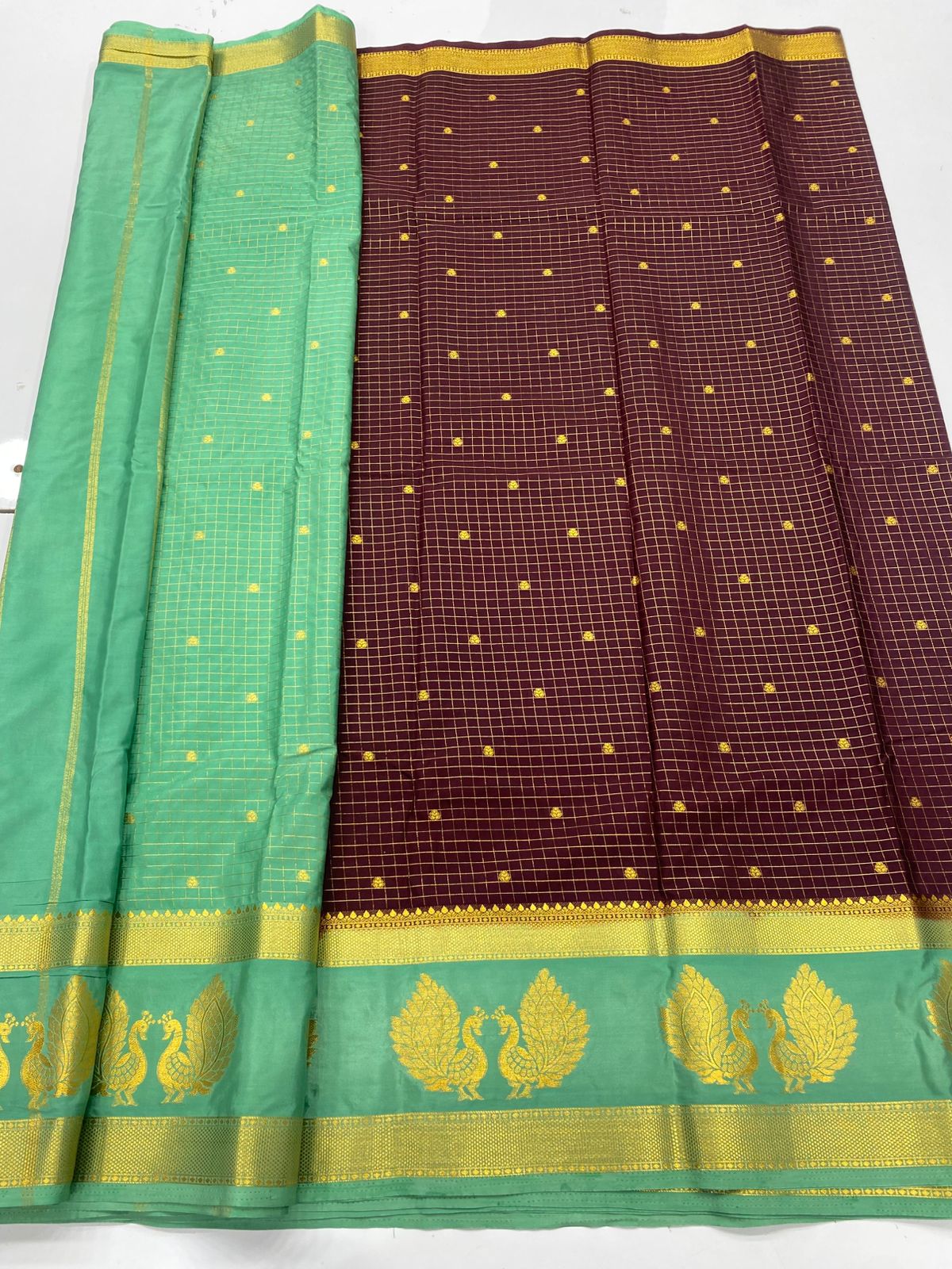 Mysore Crepe Butta Saree(3269D)