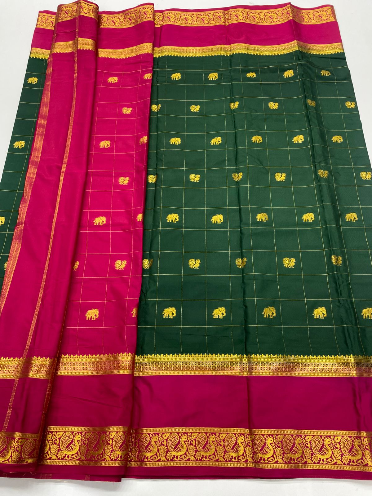 Mysore Crepe Butta Saree ( 3269H-R17 )