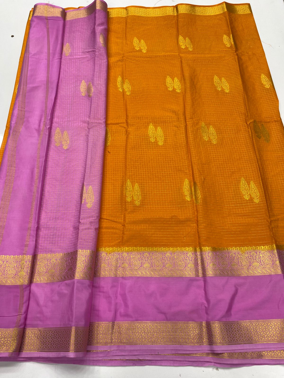 Mysore Crepe Butta Saree ( 3269F-R18 )