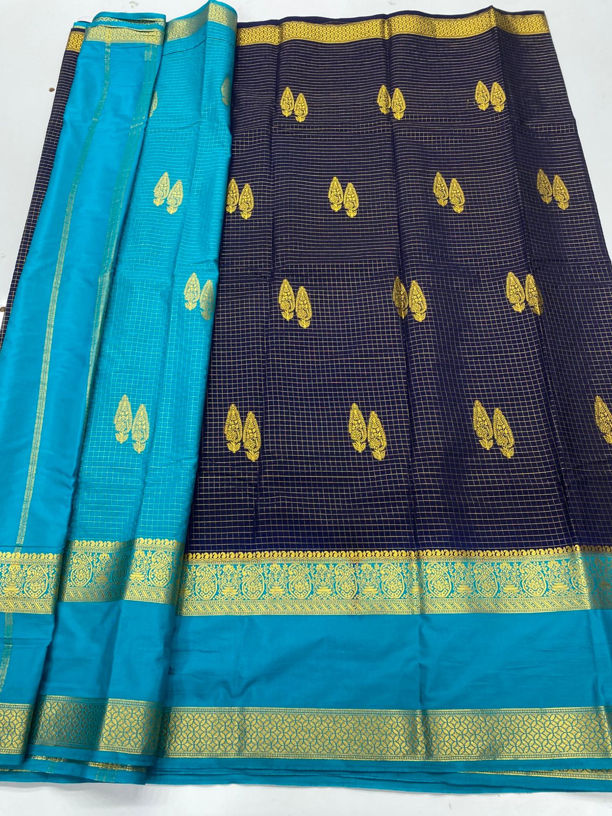 Mysore Crepe Butta Saree ( 3269F-R18 )