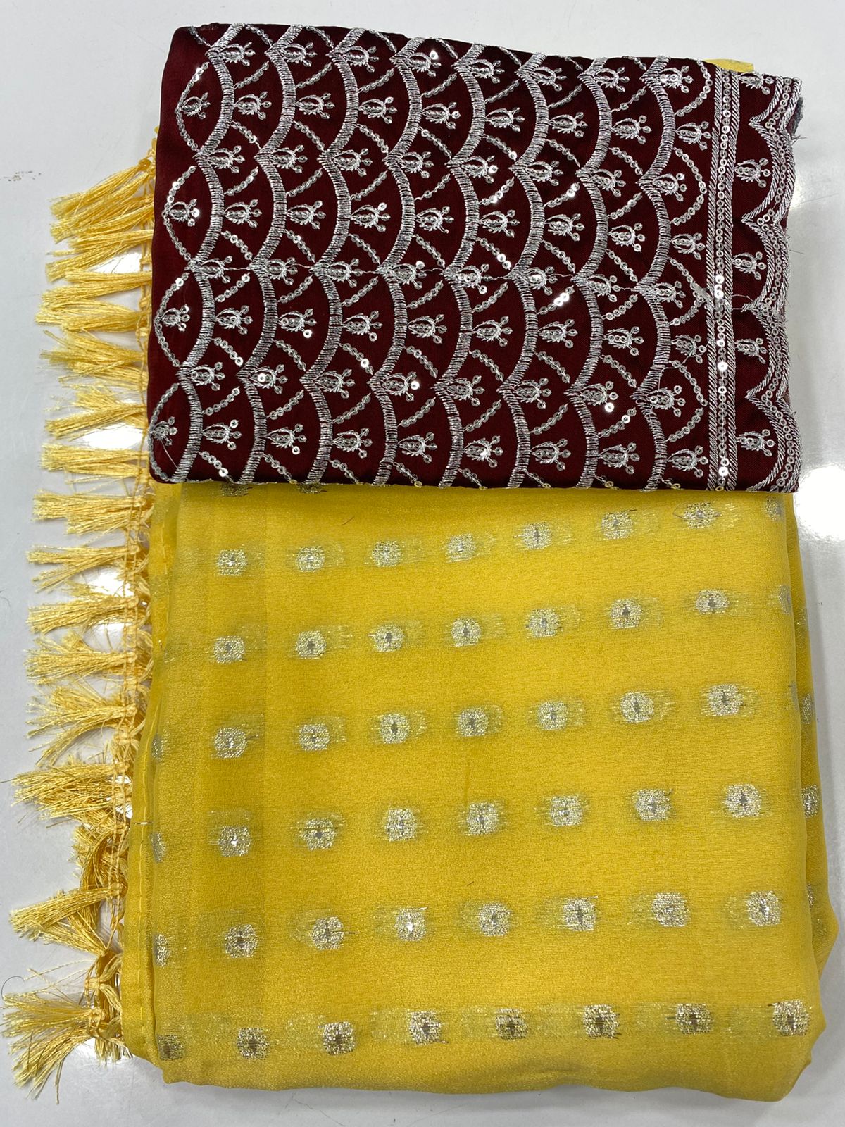 Fancy Georgette Zari Butta Saree(3278)