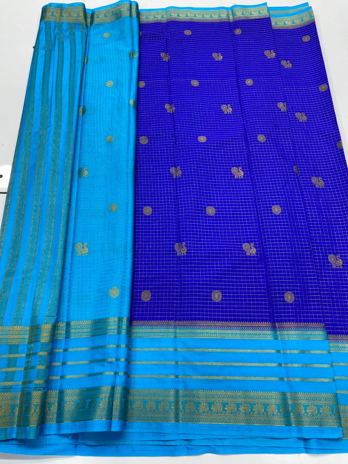 Mysore Crepe Butta Saree(3269C)