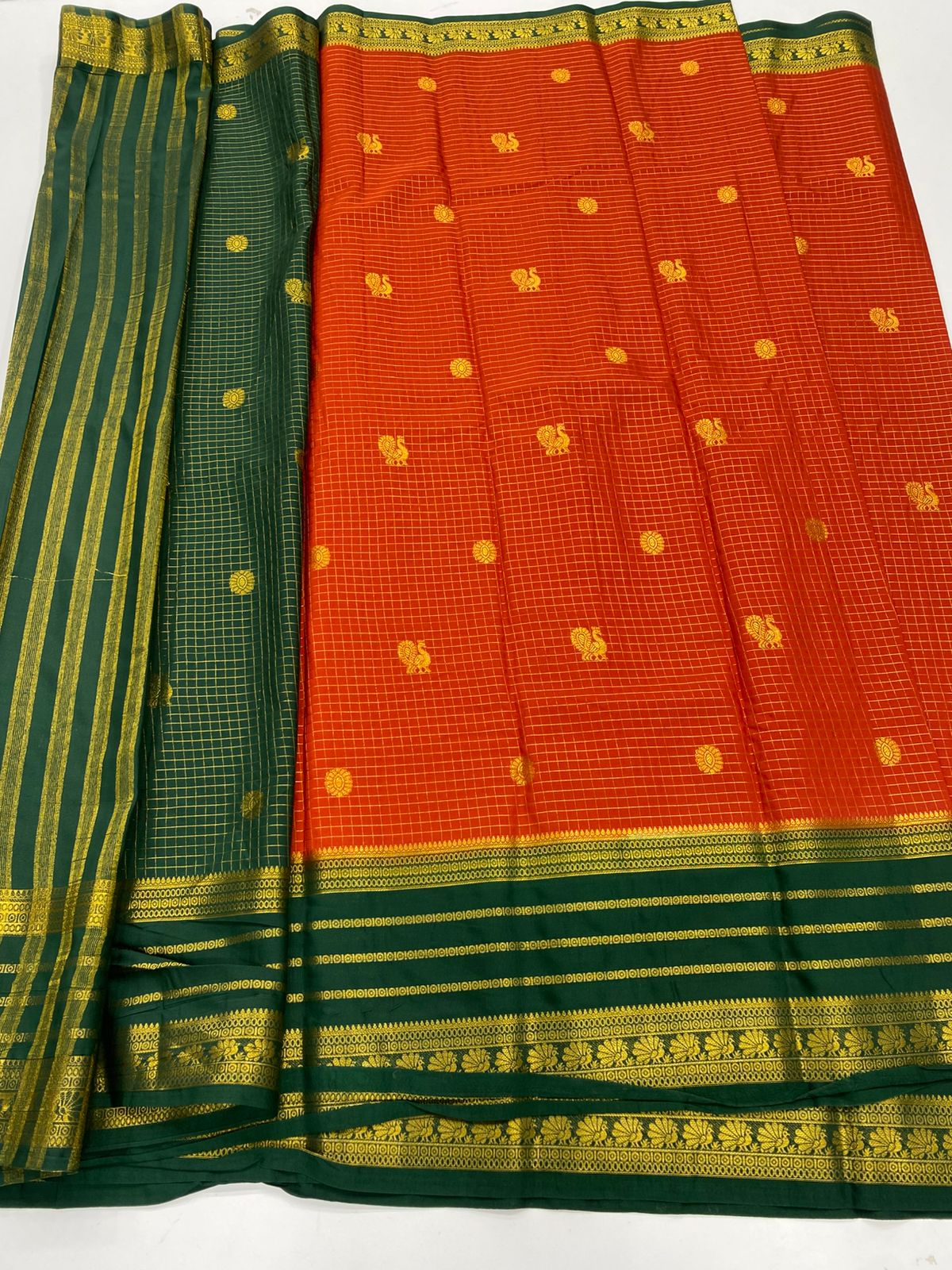 Mysore Crepe Butta Saree(3269C)