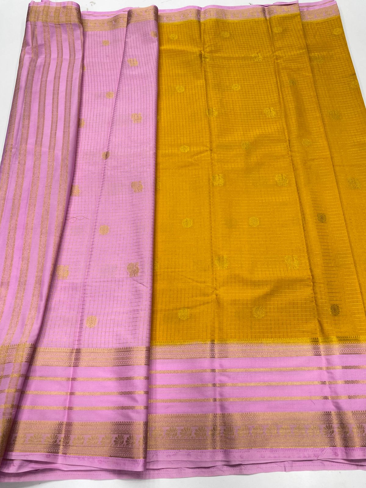 Mysore Crepe Butta Saree(3269C)