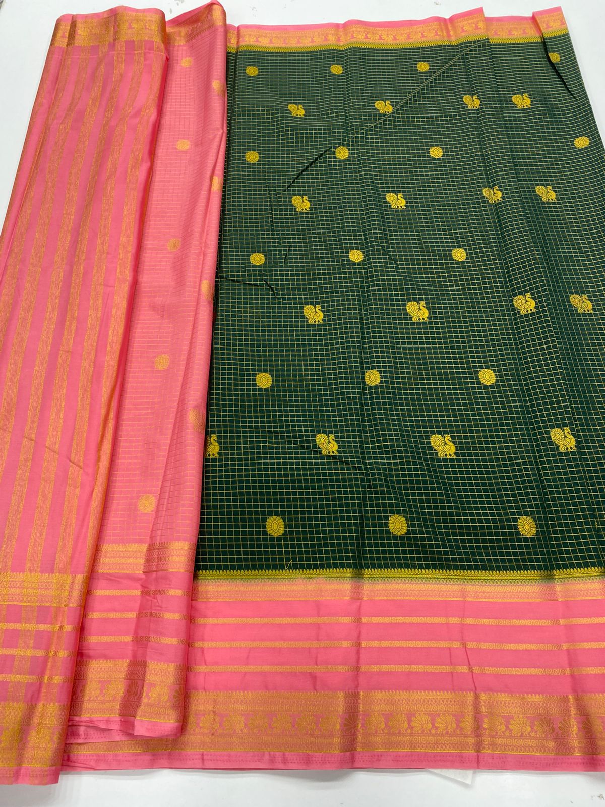 Mysore Crepe Butta Saree(3269C)
