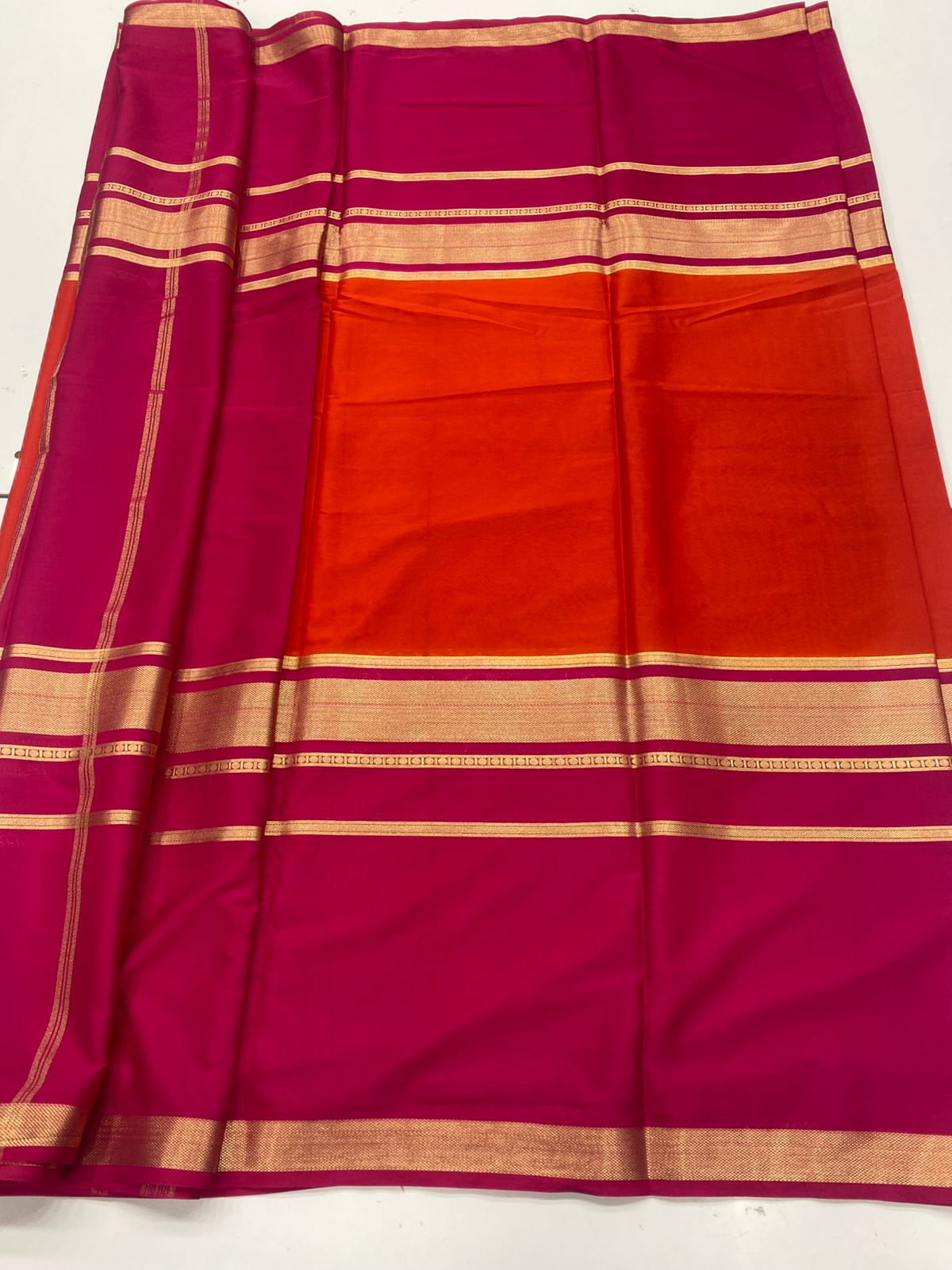 Mysore Crepe Bentex Border Saree(3341)