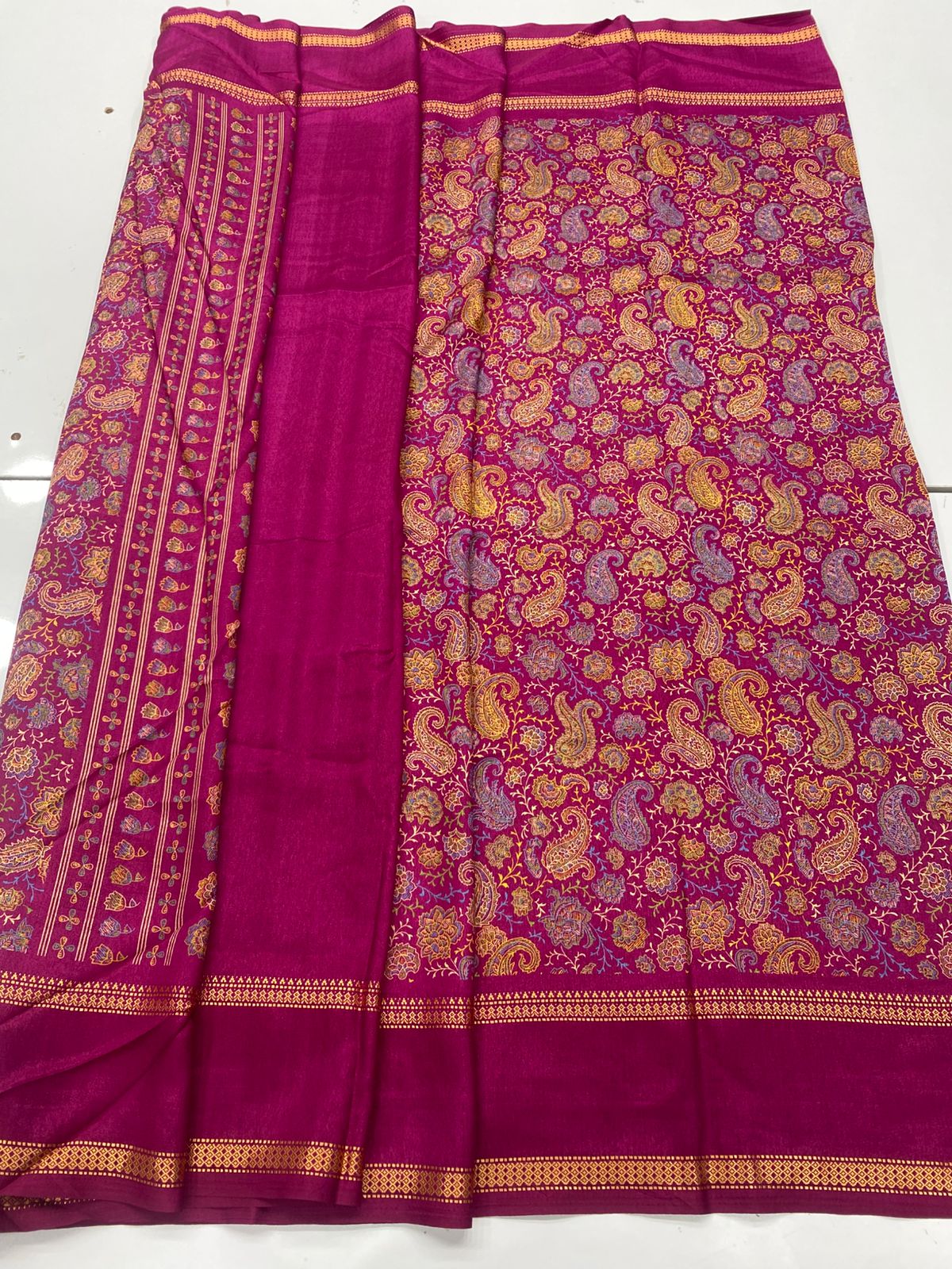 Fancy Georgette Print Saree(3328)