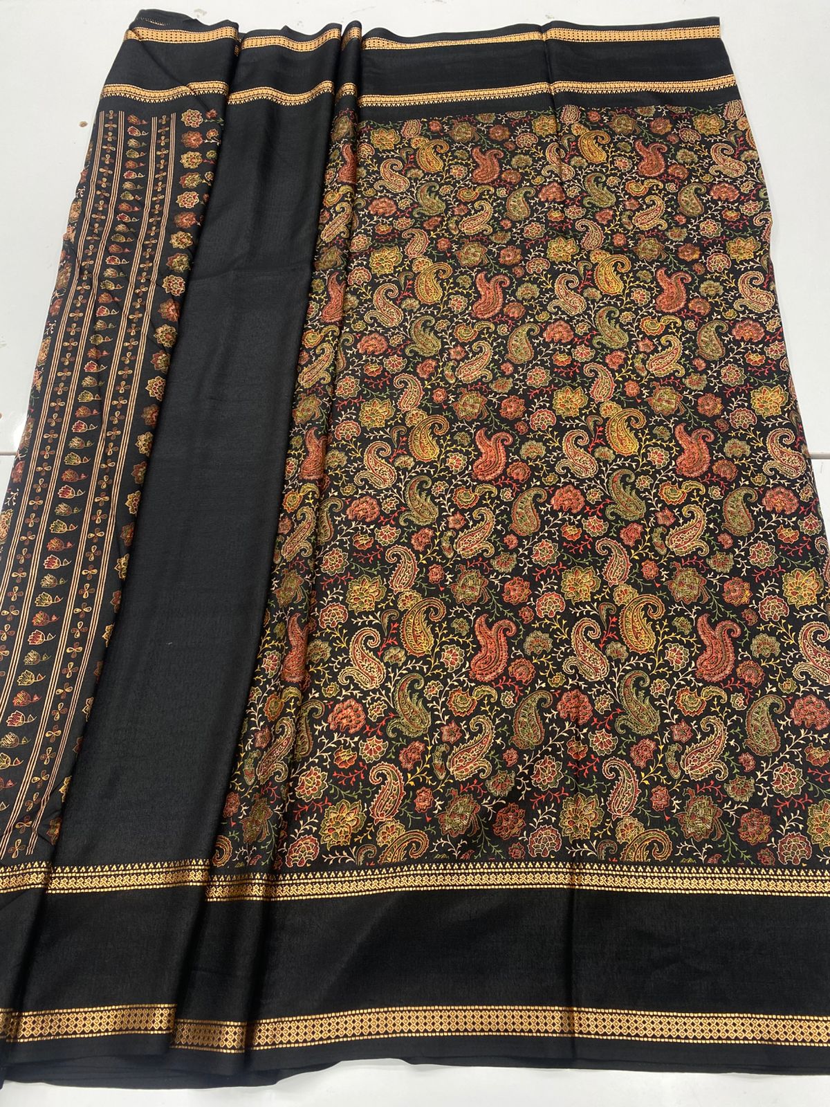 Fancy Georgette Print Saree(3328)