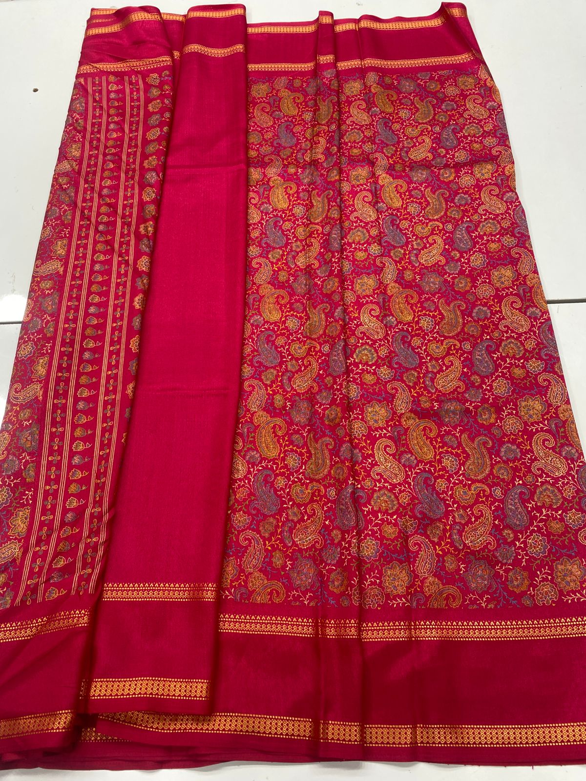 Fancy Georgette Print Saree(3328)