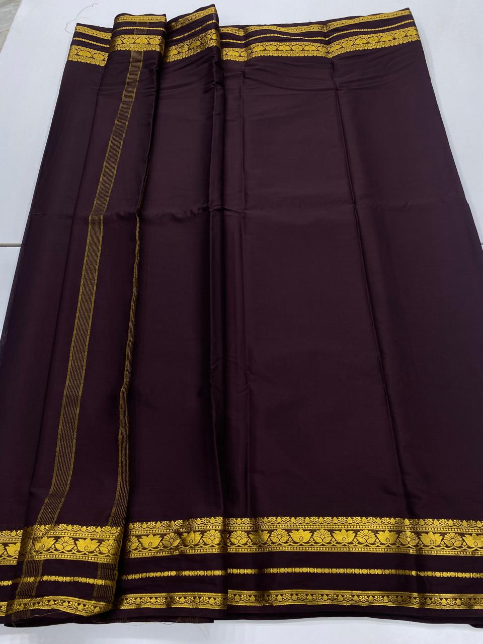 Mysore Crepe Self Saree ( 3367B-R12 )