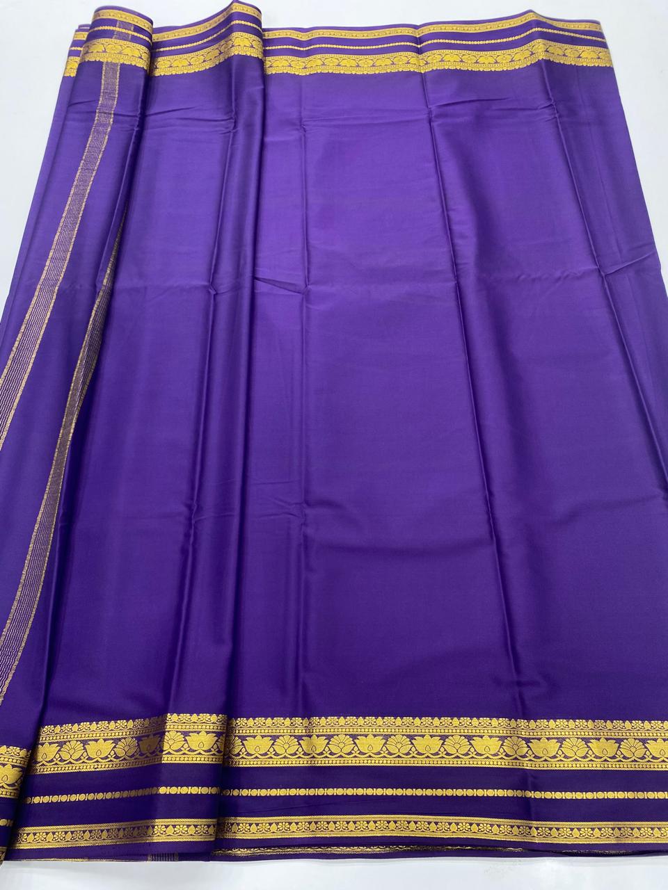 Mysore Crepe Self Saree ( 3367B-R12 )