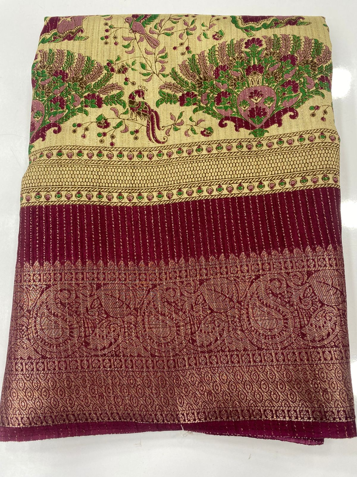 Fancy Georgette Digital Print Saree(3352A)