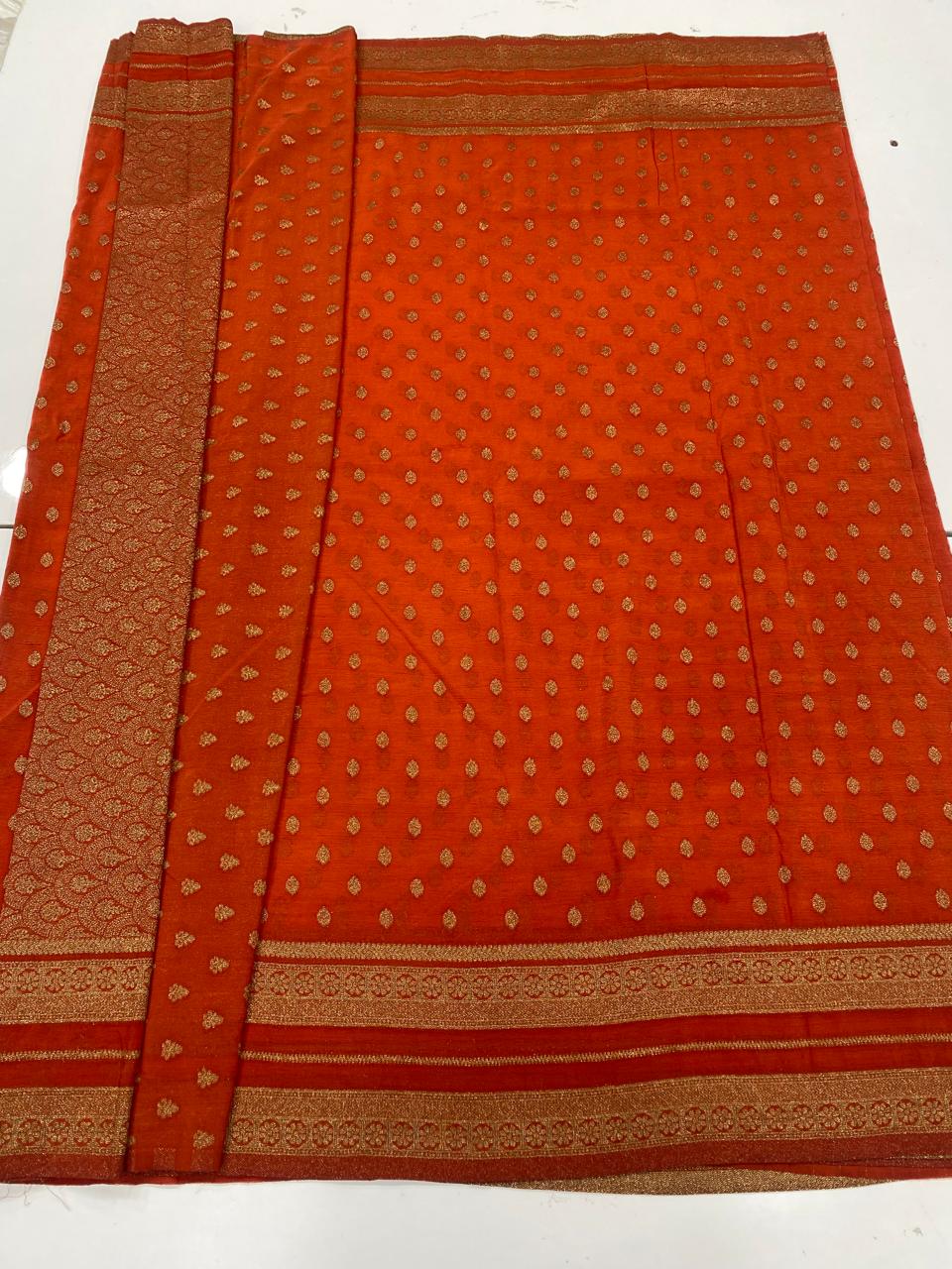 Khaddi Georgette Saree (3382A)