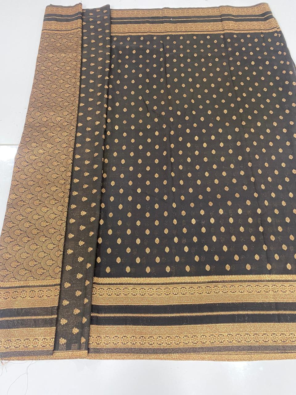 Khaddi Georgette Saree (3382A)