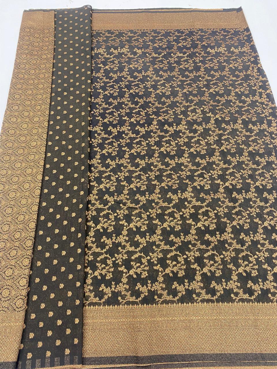 Khaddi Georgette Saree  (3382)