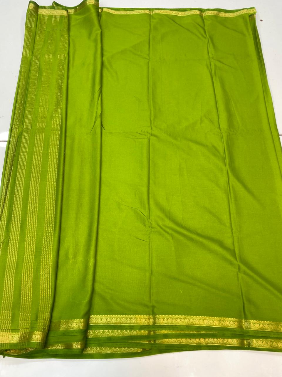 Mysore Crepe Self Saree  ( 3381-R16 )
