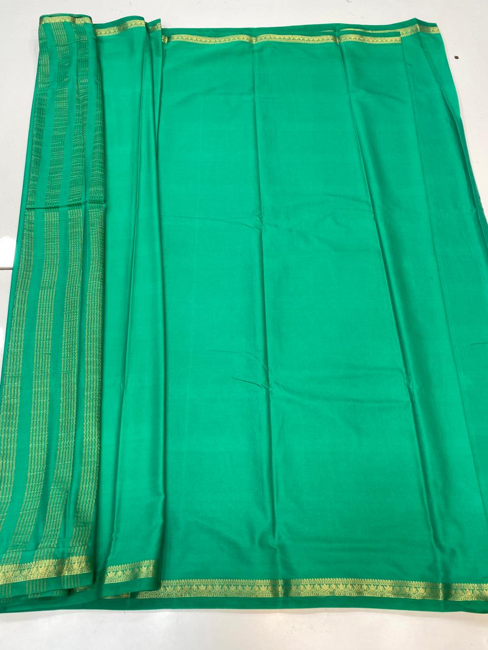 Mysore Crepe Self Saree  ( 3381-R16 )