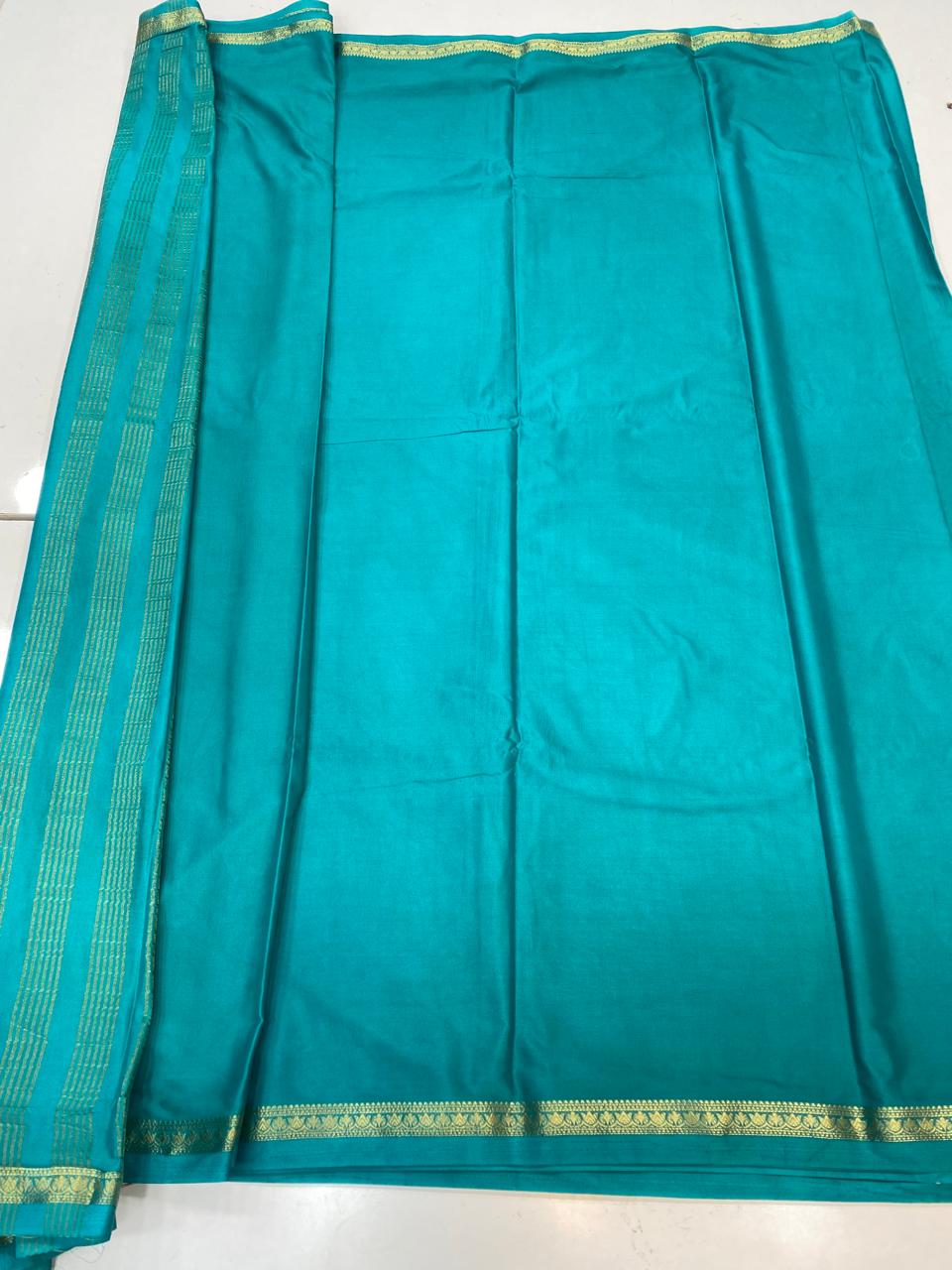 Mysore Crepe Self Saree  ( 3381-R16 )