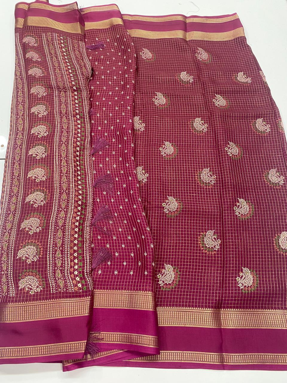 Fancy Georgette Print Saree (3297)