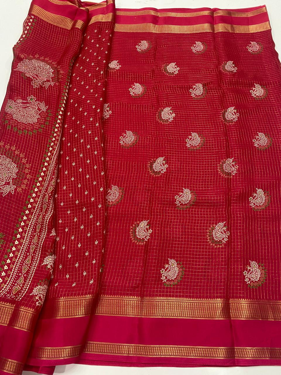 Fancy Georgette Print Saree (3297)