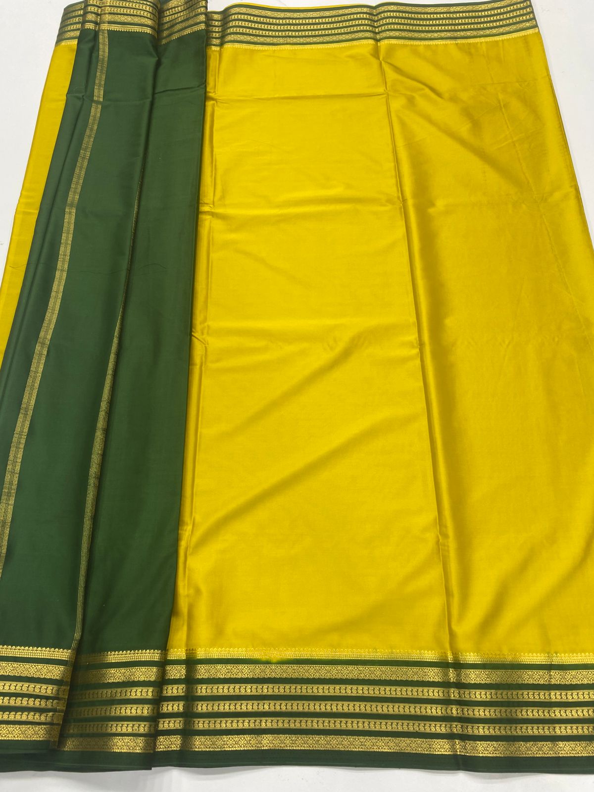 Mysore Crepe Zari Border Saree ( 3378B-R21 )